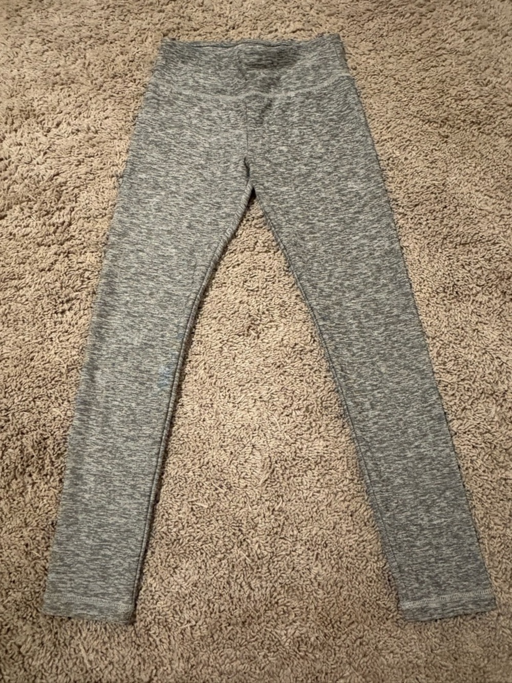 Justice Gray Marled Leggings